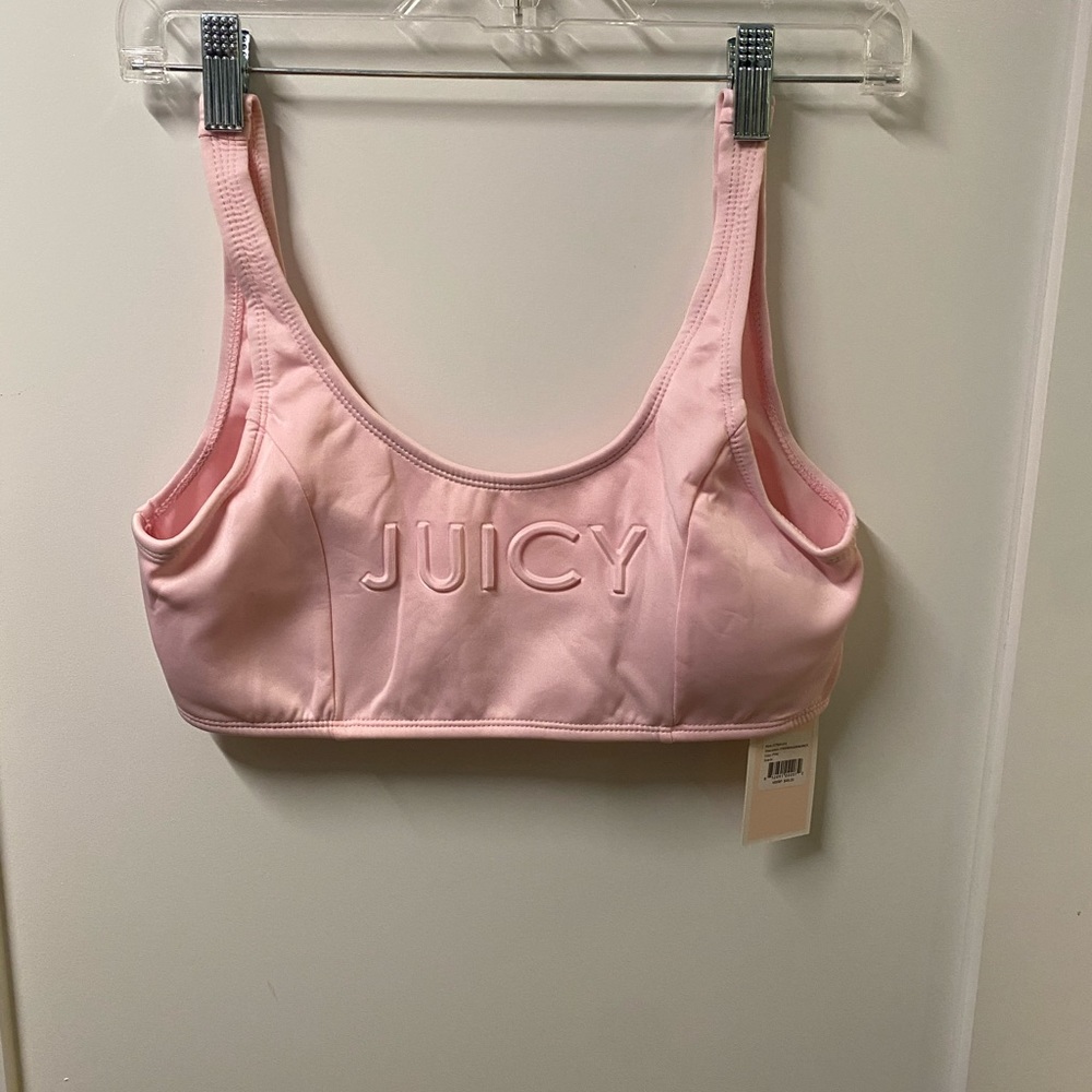NWT Juicy Couture pink bikini top & bottom